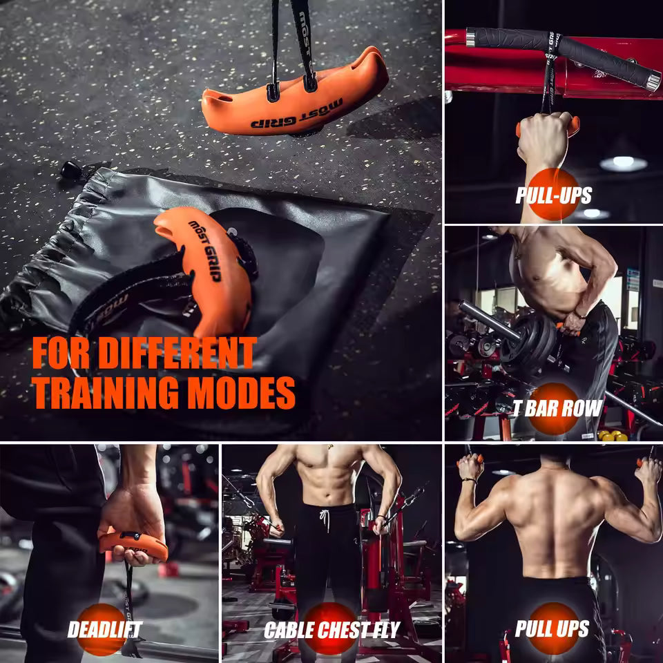 Pull Up Handles Grips Gym Training Fitness Grip Resistance Band Handles Face Pull